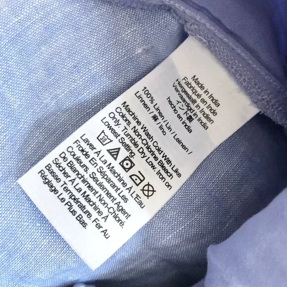 J.Crew Soleil Pant in Linen French Blue - Picture 5 of 7